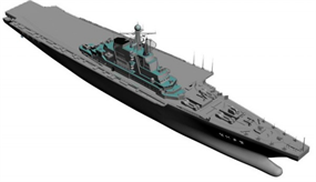 航母模型3dMAX模型设计